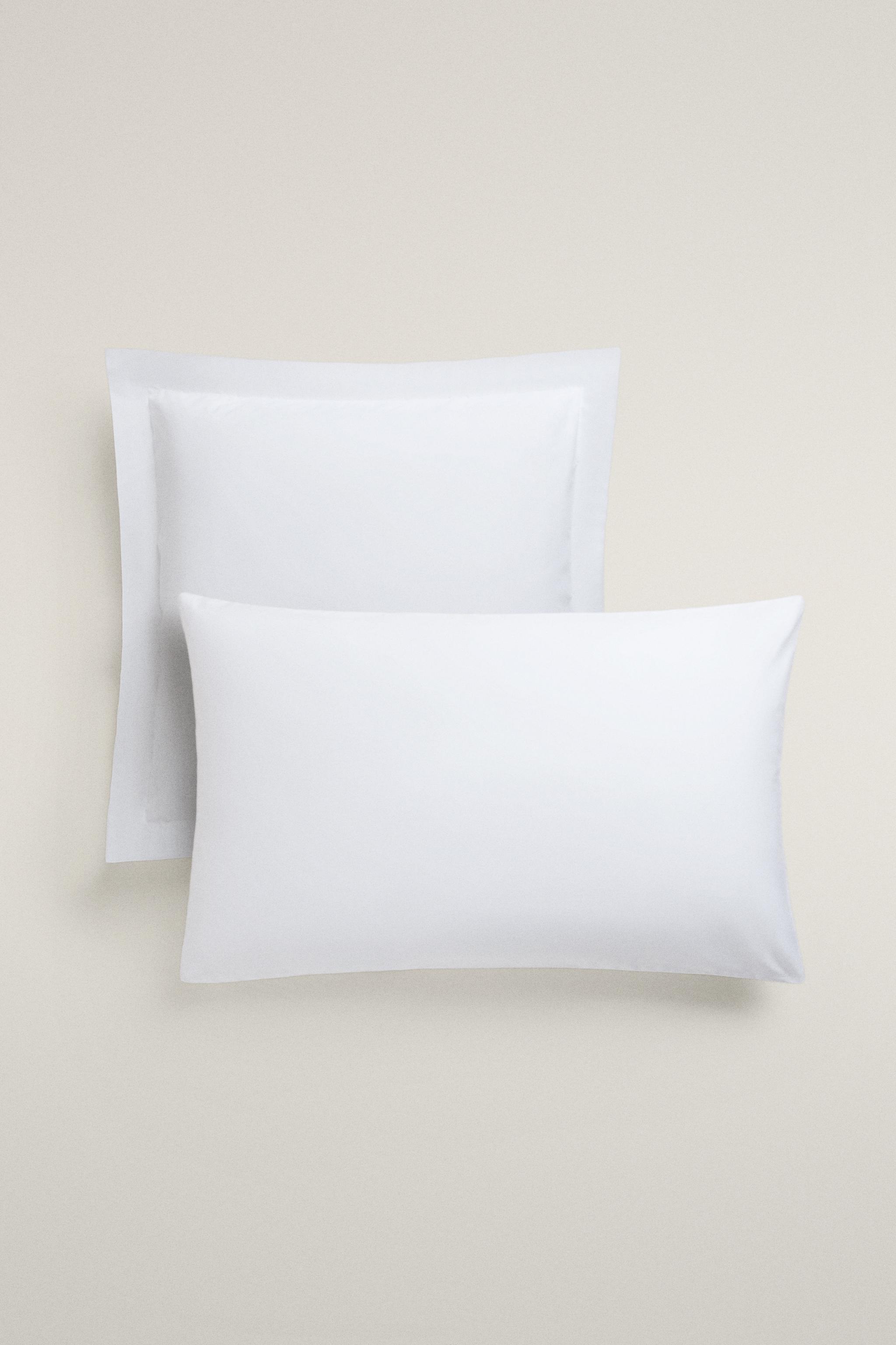 TAIE D’OREILLER PERCALE DE COTON (200 FILS)